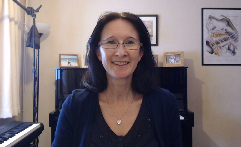 Suzanne as seen by webcam